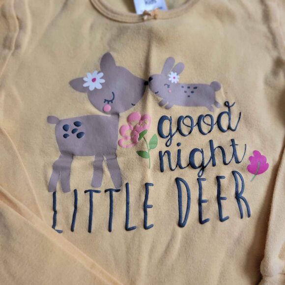 2 Pairs Girl's Size 3T Gerber Deer Pajamas - Picture 2 of 5